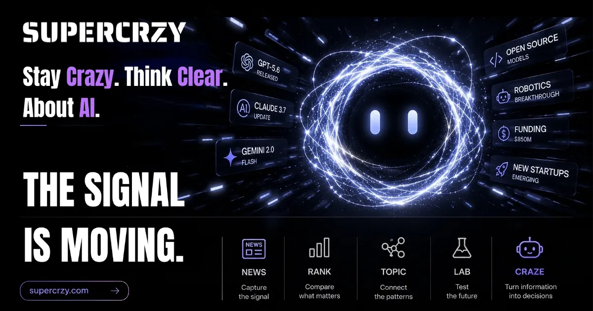 【Major Announcement】SUPERCRZY Is Live — 5 Minutes, One Judgment.
