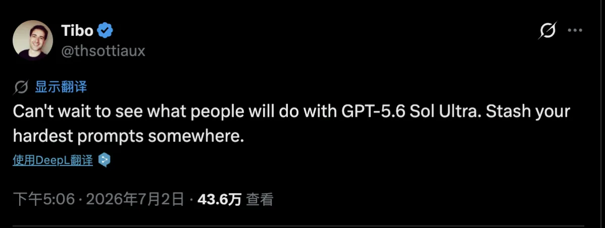 GPT-5.6 Sol Ultra Is Here. It Doesn’t Just Answer — It Delegates.
