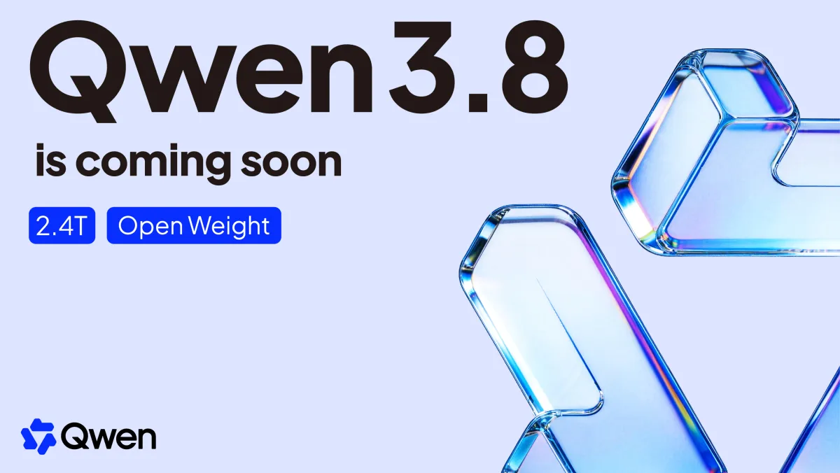 Qwen3.8 Just Joined the 2.4T Club. Alibaba Is Playing Both Sides of the AI War.