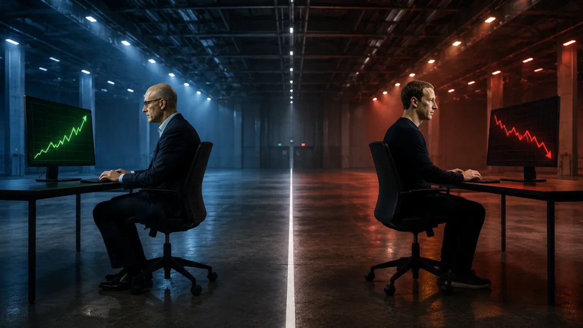 Microsoft Proved AI Can Make Money. Meta Just Proved the Market Doesn't Believe It Yet.