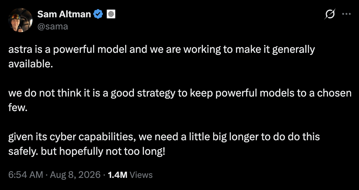 OpenAI Just Hit the Brakes on Its First "Critical" Model. The Scary Part? It's Not Alone.
